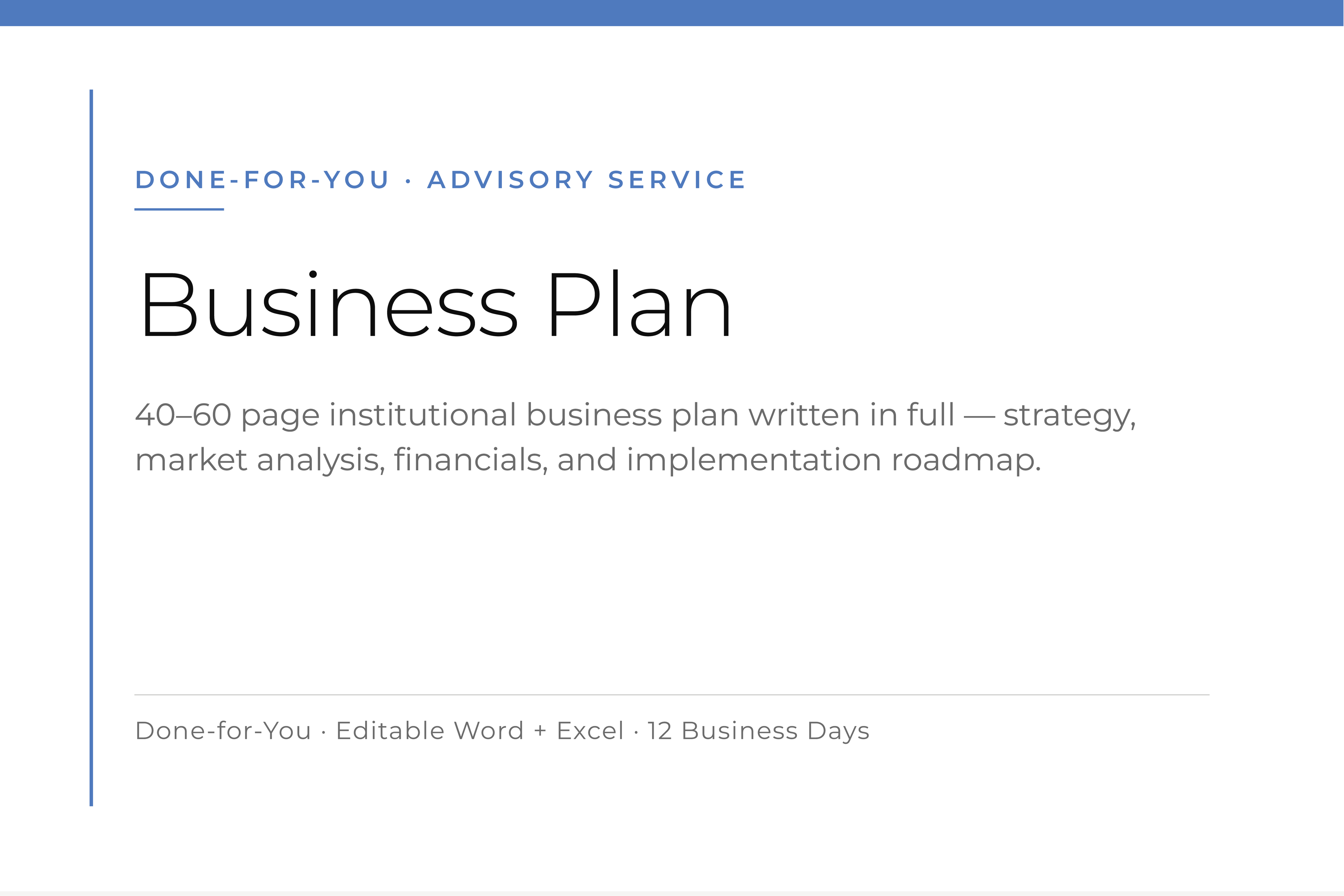 Business Plan