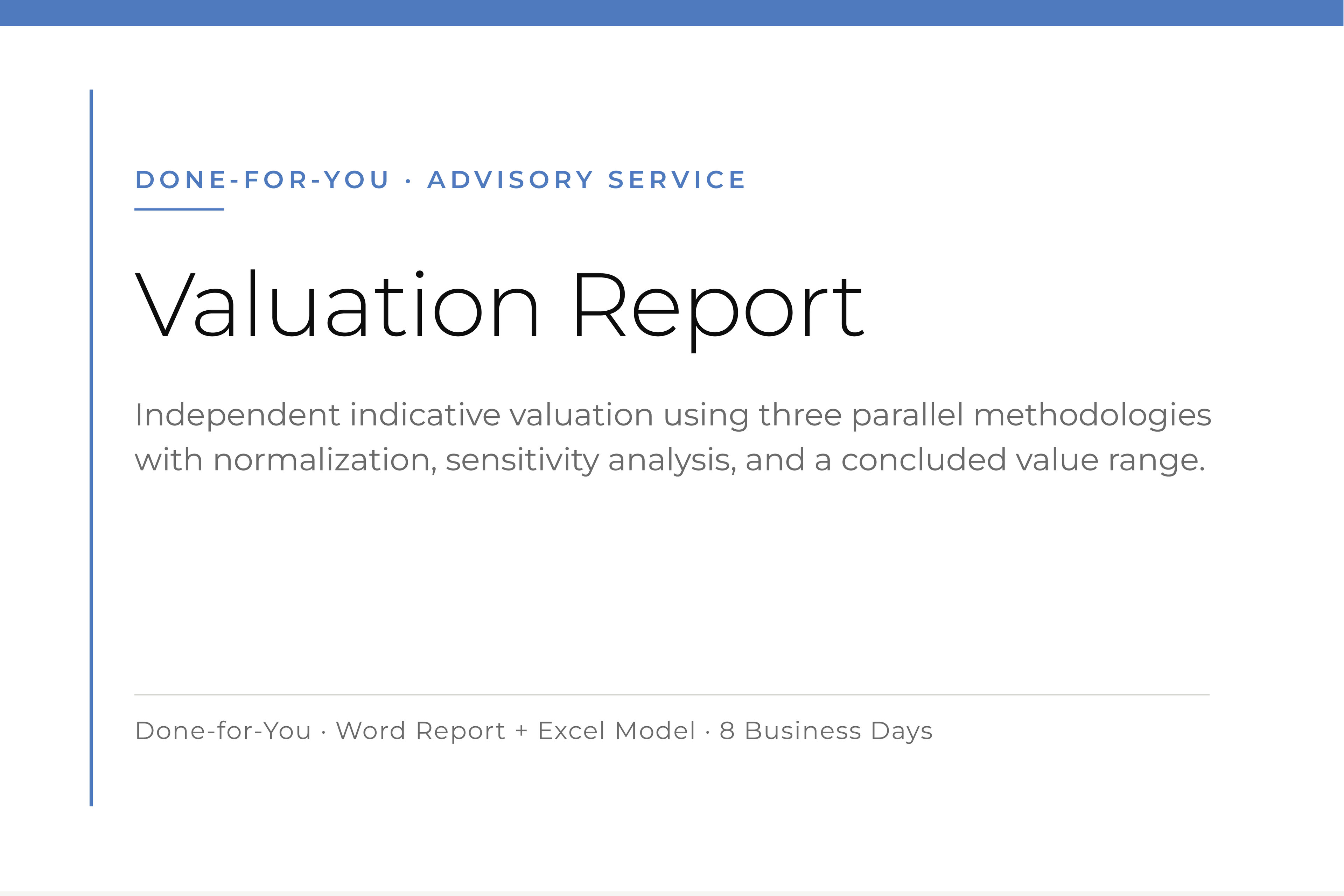 Valuation Report