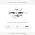 Investor Engagement System